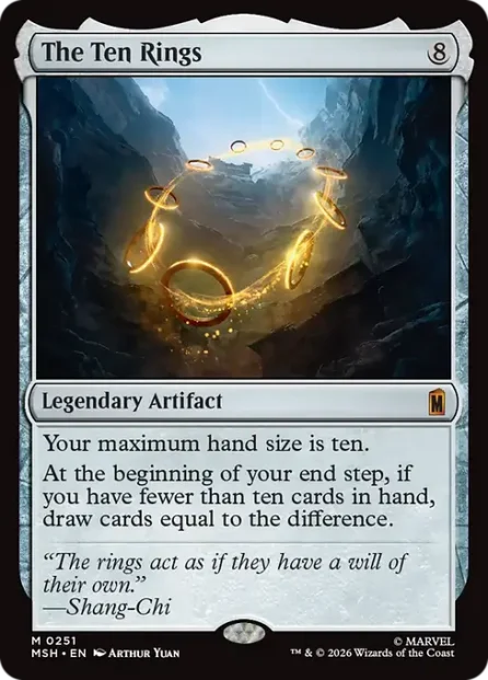 The Ten Rings, Marvel Super Heroes — Magic: The Gathering card