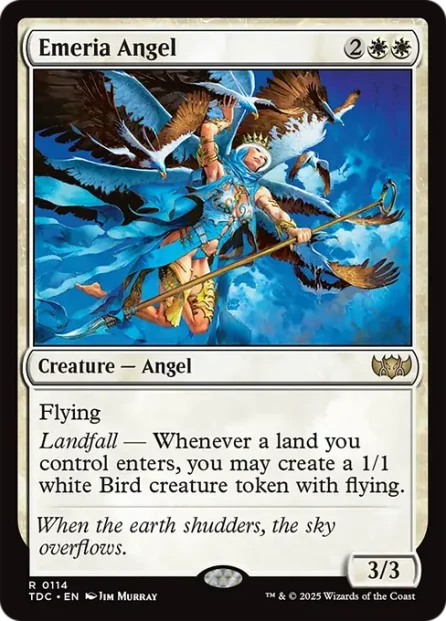 Emeria Angel, Tarkir: Dragonstorm Commander — Magic: The Gathering card
