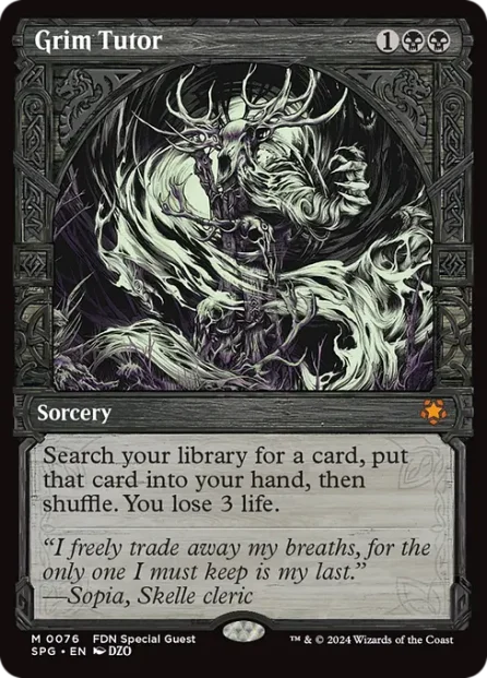 Grim Tutor, Special Guests — Magic: The Gathering card