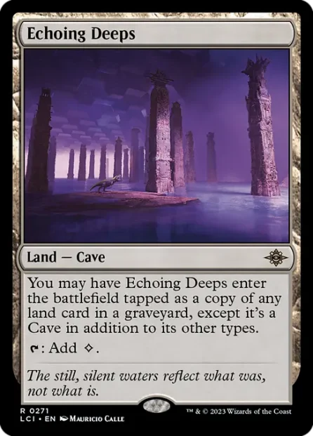 Echoing Deeps, The Lost Caverns of Ixalan — Magic: The Gathering card