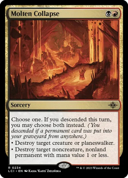 Molten Collapse, The Lost Caverns of Ixalan — Magic: The Gathering card