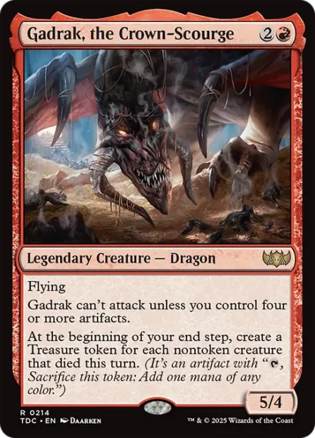 Gadrak, the Crown-Scourge, Tarkir: Dragonstorm Commander — Magic: The Gathering card