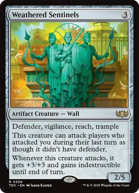 Weathered Sentinels, Tarkir: Dragonstorm Commander — Magic: The Gathering card