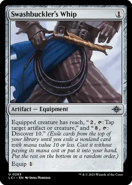 Swashbuckler's Whip, The Lost Caverns of Ixalan — Magic: The Gathering card