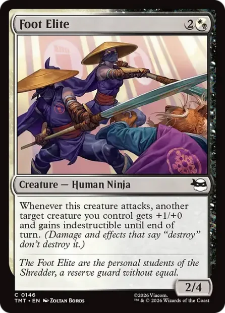 Foot Elite, Teenage Mutant Ninja Turtles — Magic: The Gathering card