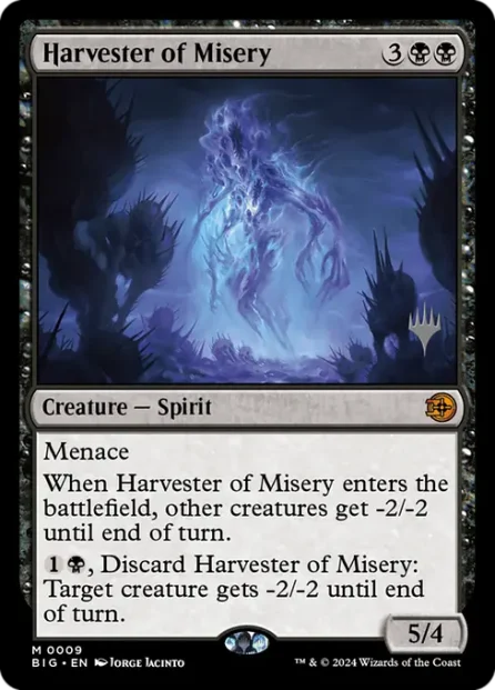 Harvester of Misery, The Big Score Promos — Magic: The Gathering card