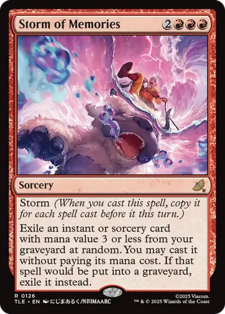 Storm of Memories, Avatar: The Last Airbender Eternal — Magic: The Gathering card
