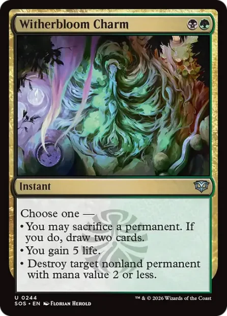 Witherbloom Charm, Secrets of Strixhaven — Magic: The Gathering card