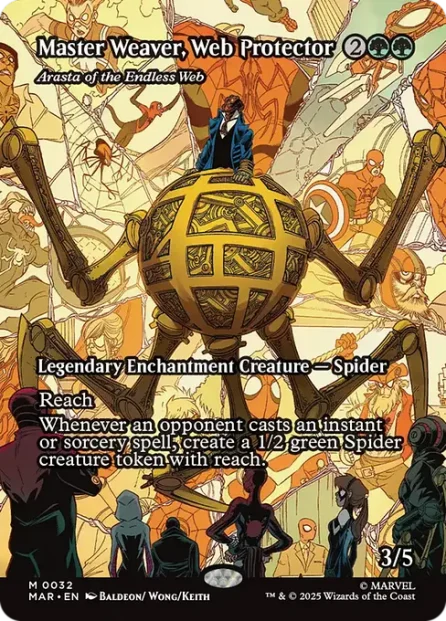 Arasta of the Endless Web, Marvel Universe — Magic: The Gathering card