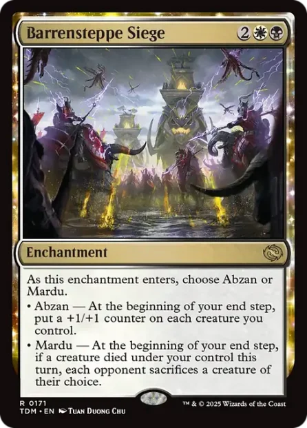 Barrensteppe Siege, Tarkir: Dragonstorm — Magic: The Gathering card