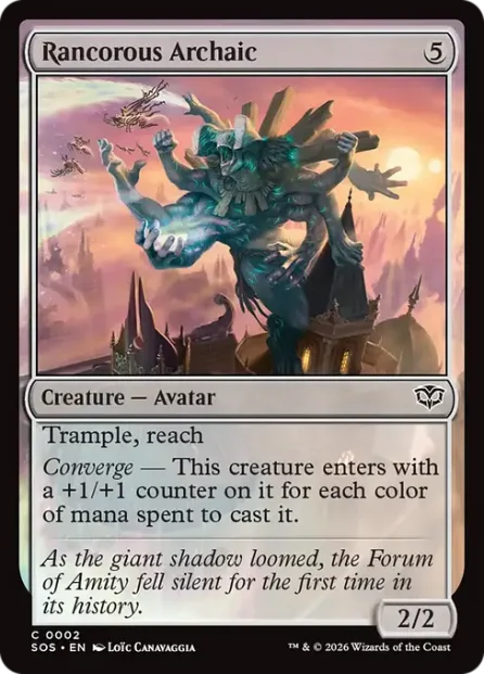 Rancorous Archaic, Secrets of Strixhaven — Magic: The Gathering card