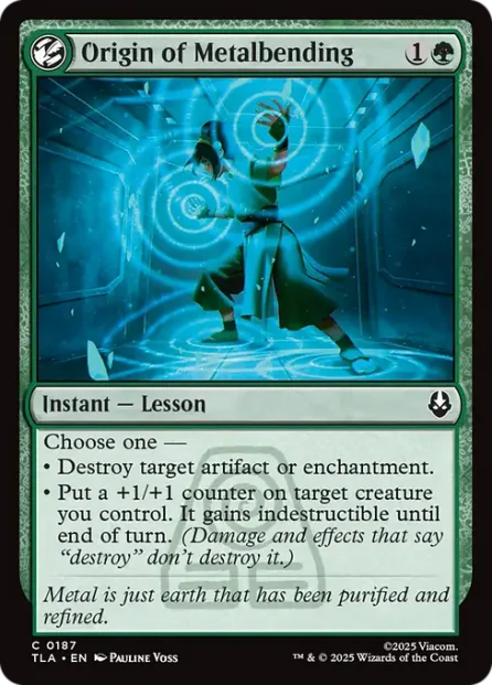 Origin of Metalbending, Avatar: The Last Airbender — Magic: The Gathering card