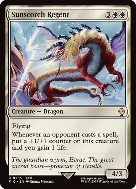 Sunscorch Regent, Final Fantasy Commander — Magic: The Gathering card