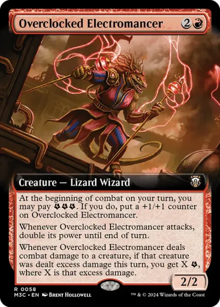 Overclocked Electromancer, Modern Horizons 3 Commander — Magic: The Gathering card
