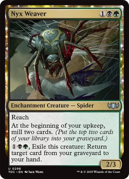 Nyx Weaver, Tarkir: Dragonstorm Commander — Magic: The Gathering card