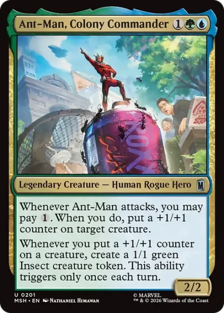 Ant-Man, Colony Commander, Marvel Super Heroes — Magic: The Gathering card