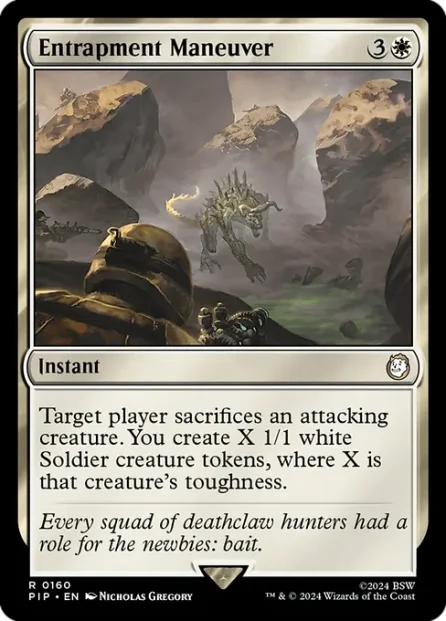 Entrapment Maneuver, Fallout — Magic: The Gathering card