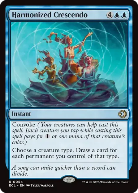 Harmonized Crescendo, Lorwyn Eclipsed — Magic: The Gathering card