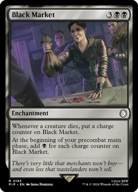 Black Market, Fallout — Magic: The Gathering card