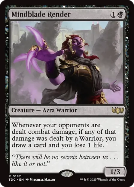 Mindblade Render, Tarkir: Dragonstorm Commander — Magic: The Gathering card