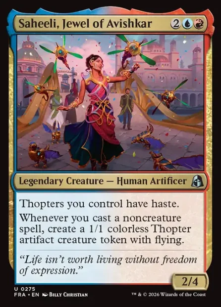 Saheeli, Jewel of Avishkar, Reality Fracture — Magic: The Gathering card