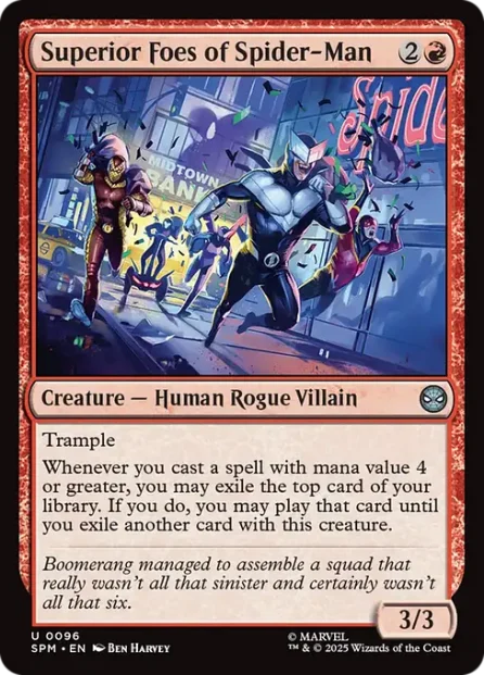 Superior Foes of Spider-Man, Marvel's Spider-Man — Magic: The Gathering card