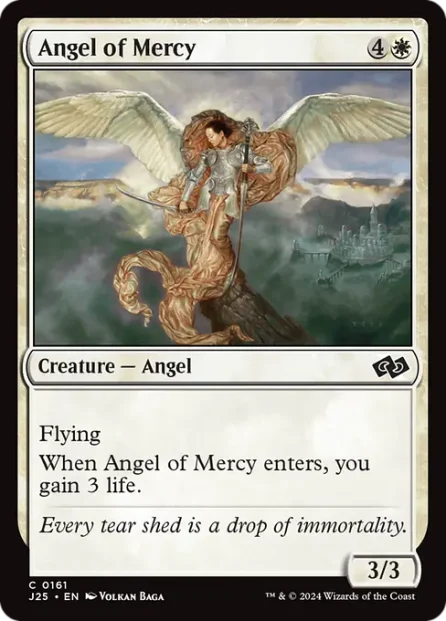 Angel of Mercy, Foundations Jumpstart — Magic: The Gathering card