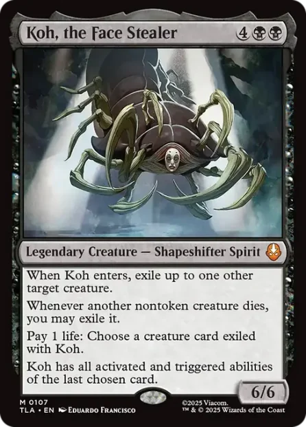 Koh, the Face Stealer, Avatar: The Last Airbender — Magic: The Gathering card