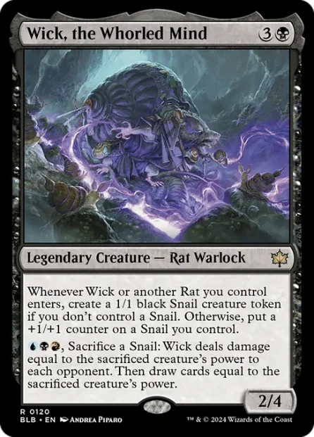 Wick, the Whorled Mind, Bloomburrow — Magic: The Gathering card