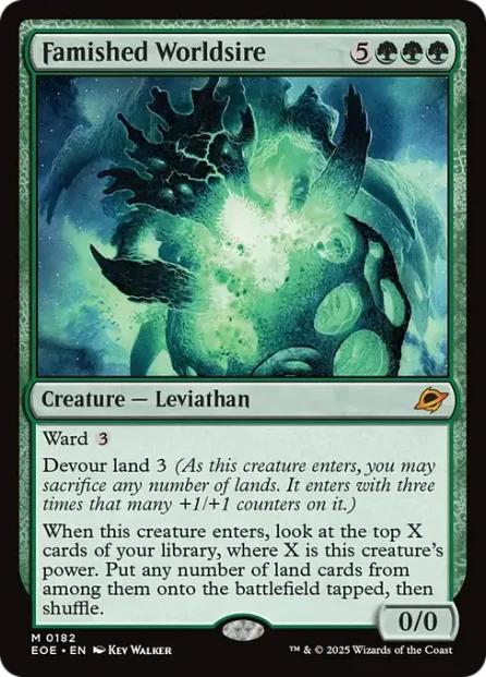 Famished Worldsire, Edge of Eternities — Magic: The Gathering card
