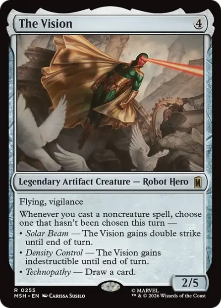 The Vision, Marvel Super Heroes — Magic: The Gathering card