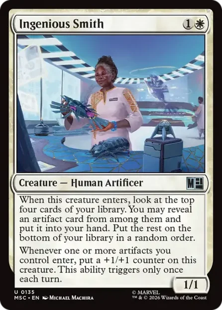 Ingenious Smith, Marvel Super Heroes Commander — Magic: The Gathering card