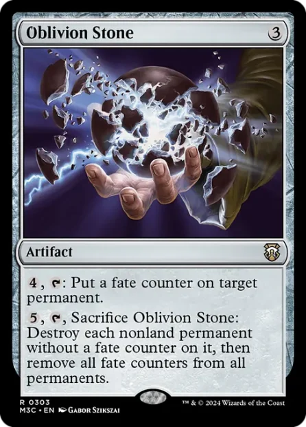 Oblivion Stone, Modern Horizons 3 Commander — Magic: The Gathering card