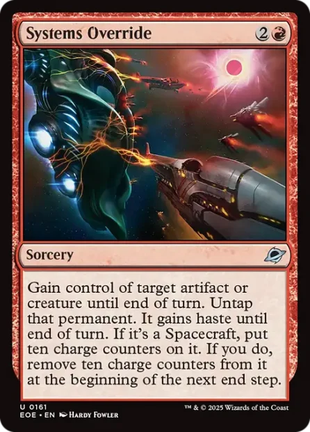 Systems Override, Edge of Eternities — Magic: The Gathering card