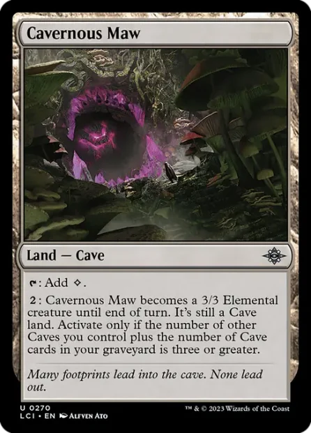 Cavernous Maw, The Lost Caverns of Ixalan — Magic: The Gathering card