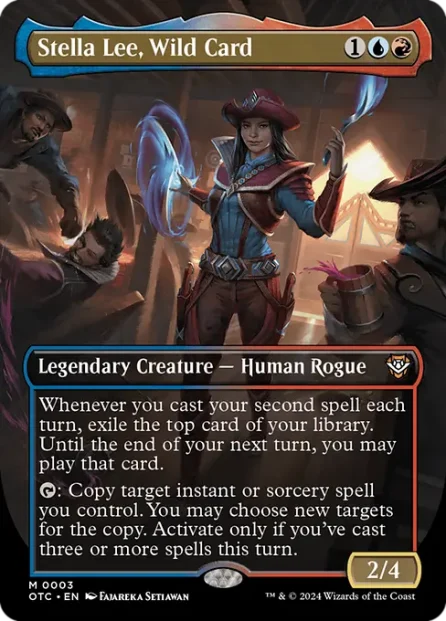 Stella Lee, Wild Card, Outlaws of Thunder Junction Commander — Magic: The Gathering card