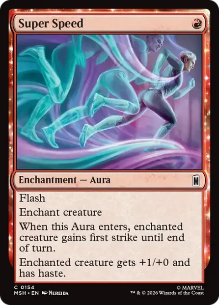 Super Speed, Marvel Super Heroes — Magic: The Gathering card