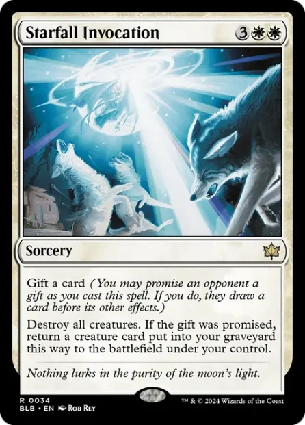 Starfall Invocation, Bloomburrow — Magic: The Gathering card