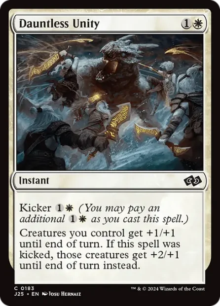 Dauntless Unity, Foundations Jumpstart — Magic: The Gathering card