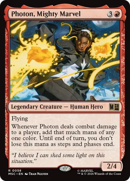 Photon, Mighty Marvel, Marvel Super Heroes Commander — Magic: The Gathering card
