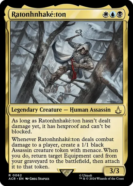 Ratonhnhaké꞉ton, Assassin's Creed — Magic: The Gathering card