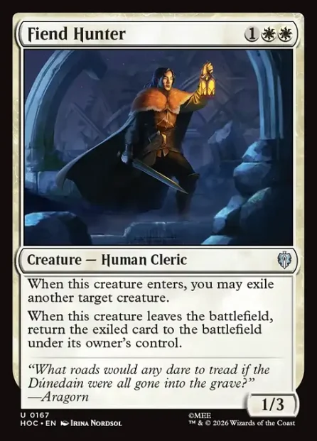 Fiend Hunter, The Hobbit Eternal — Magic: The Gathering card
