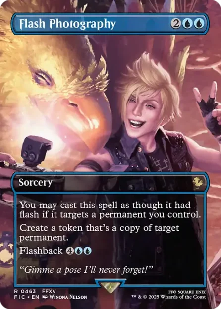 Flash Photography, Final Fantasy Commander — Magic: The Gathering card
