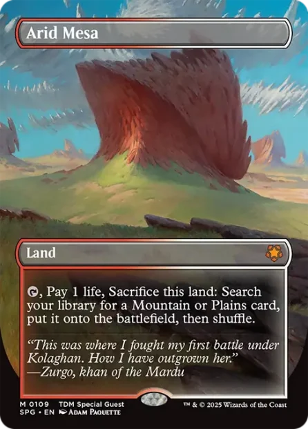 Arid Mesa, Special Guests — Magic: The Gathering card