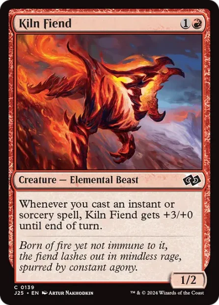 Kiln Fiend, Foundations Jumpstart — Magic: The Gathering card