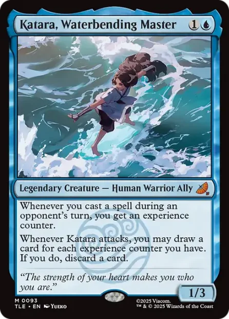 Katara, Waterbending Master, Avatar: The Last Airbender Eternal — Magic: The Gathering card