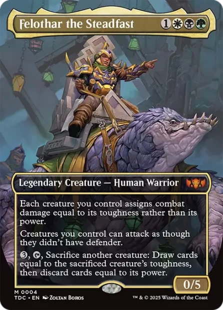 Felothar the Steadfast, Tarkir: Dragonstorm Commander — Magic: The Gathering card