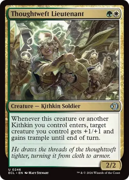 Thoughtweft Lieutenant, Lorwyn Eclipsed — Magic: The Gathering card