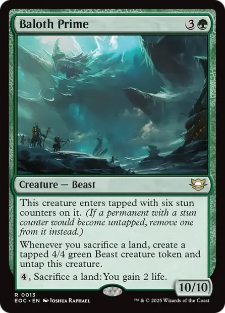Baloth Prime, Edge of Eternities Commander — Magic: The Gathering card