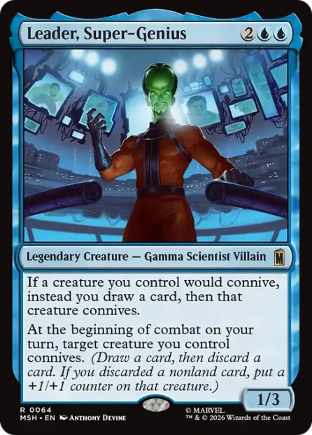 Leader, Super-Genius, Marvel Super Heroes — Magic: The Gathering card